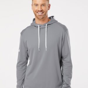 Men's Textured Mixed Media Midweight Hooded Sweatshirt