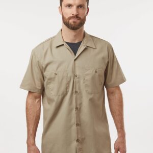 Men's Industrial Short Sleeve Work Shirt