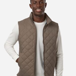 Men's Vintage Diamond Quilted Vest